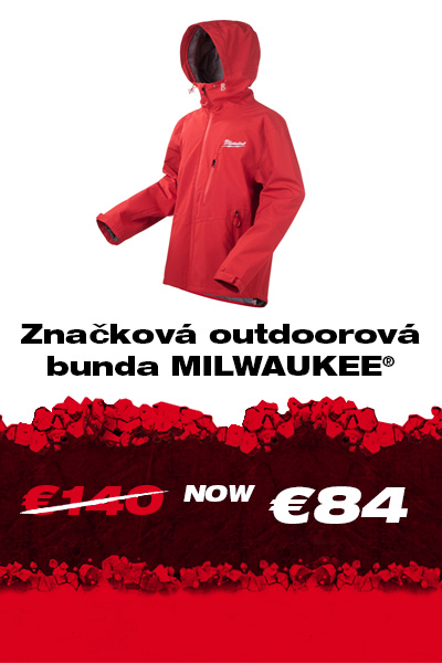 Značková outdoorová bunda MILWAUKEE<sup>®</sup>