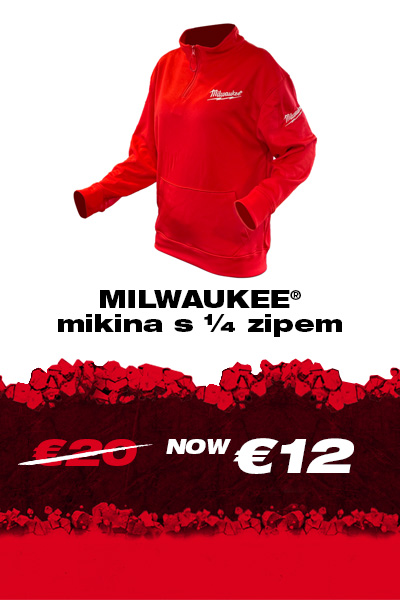 MILWAUKEE® mikina s ¼ zipem