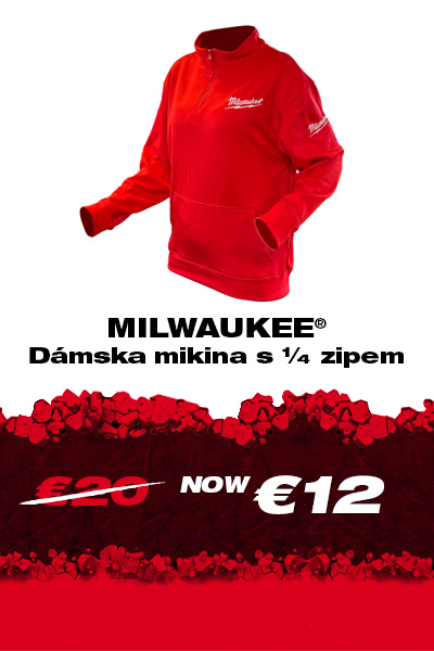 MILWAUKEE® Dámska mikina s ¼ zipem